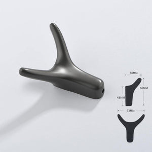 Planet Gates 200377144 Pearl Gray Bull Head Wall Hook Clothes Coat Hat Hanging Hook Racks Kitchen Hardware Key Hanging Hook Hanger Decorative Wall Hardware