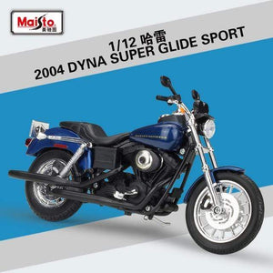 Planet Gates 2004 DYNA SUPER 1:12 Harley 2003 DYNA SUPER  GLIDE SPORT Metal Motorcycle Diecast Bike Car Model Toy Collection Mini Moto Gift