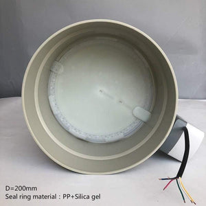 D=110/160/200mm PP Air Damper Valve HVAC Electric Air Duct Motorized Damper For Ventilation Pipe Valve High Sealing Performance