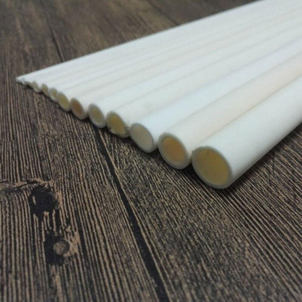 200mm Length 3.5-35mm ID High Temperature Resistant Corrosion Wear Ceramic Tube Corundum Hollow Insulating Alumina Burning Pipe