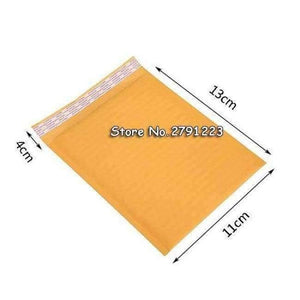 Planet Gates 200pcs 110*130mm Kraft Paper Bubble Envelopes Bags Mailers Padded Shipping Envelope With Bubble Mailing Bag Business Supplies