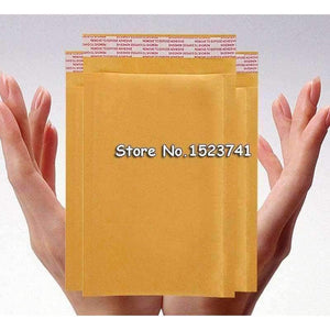 Planet Gates 200pcs 110*130mm Kraft Paper Bubble Envelopes Bags Mailers Padded Shipping Envelope With Bubble Mailing Bag Business Supplies