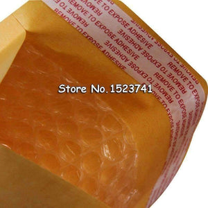 Planet Gates 200pcs 110*130mm Kraft Paper Bubble Envelopes Bags Mailers Padded Shipping Envelope With Bubble Mailing Bag Business Supplies