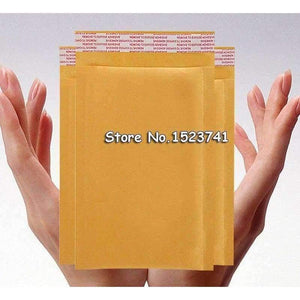 Planet Gates 200pcs 110*130mm Kraft Paper Bubble Envelopes Bags Mailers Padded Shipping Envelope With Bubble Mailing Bag Business Supplies