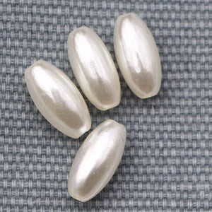 Planet Gates 200pcs 3x6/4x8/6x12mm Oval Pearl Beads Imitation ABS Beads For Jewelry Making Arts Crafts Apparel Sewing Garment Beads DIY