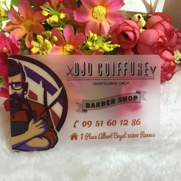 Planet Gates 200pcs/lot Directly Factory Production  custom Transparent PVC visit cards Customized clear Business Card printing  free Design