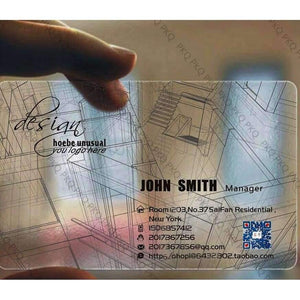Planet Gates 200pcs/lot  Free design,custom transparent business cards ,fashion PVC card, clear frost card visit name cards printing