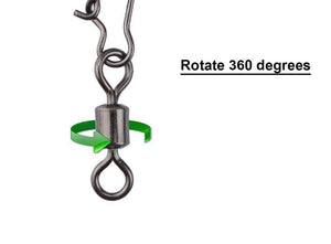 Planet Gates 200pcs/lot Stainless Rolling Swivel With Nice Snap MS+ZQ Hooks Lure Connector Sea Rock Fishing Swivels Snaps Tackle