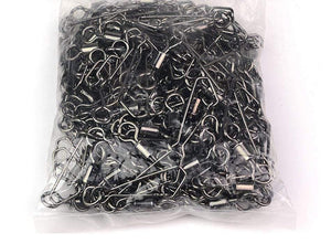 Planet Gates 200pcs/lot Stainless Rolling Swivel With Nice Snap MS+ZQ Hooks Lure Connector Sea Rock Fishing Swivels Snaps Tackle