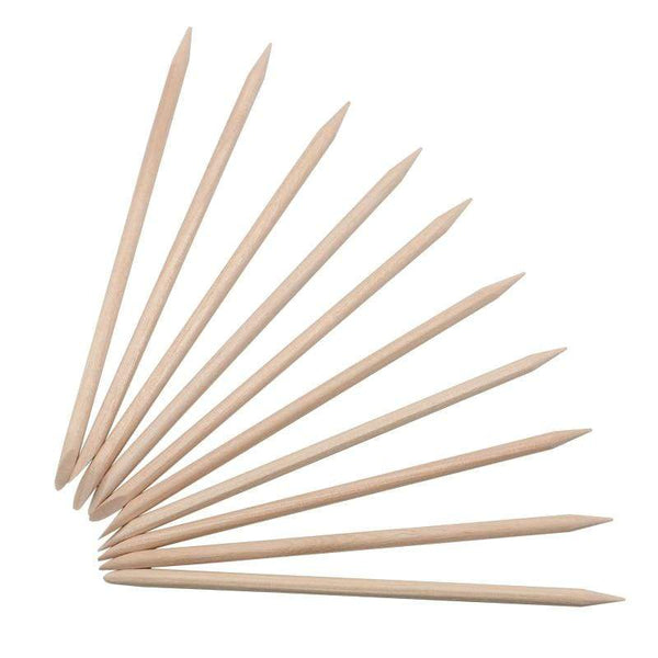 Planet Gates 200pcs/Pack Orange Wooden Stick Cuticle Pusher Remover 11.5cm Nail Art Design Manicure Care Tools Dead Skin Removal Nail Care