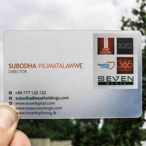 Planet Gates 200pcs pvc business card prints CMYK on single side of cards matte faces printing Free shipping