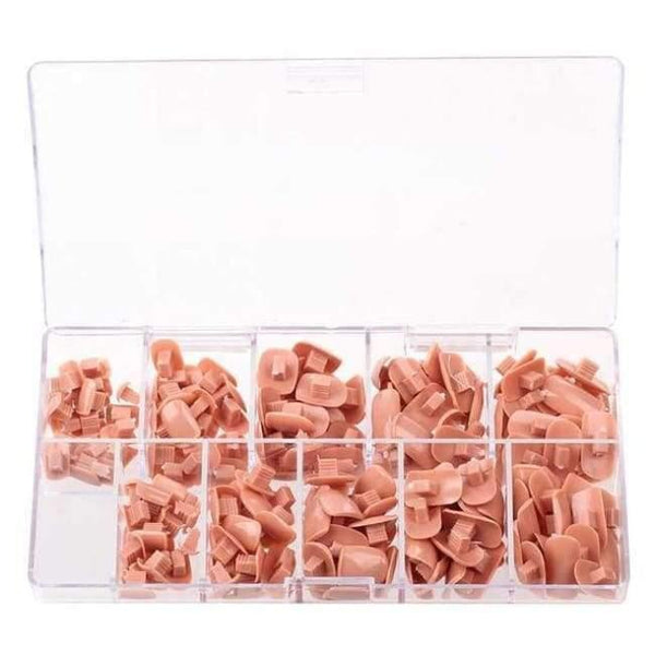 Planet Gates 200tips 1 Professional 1 Practice Hand+200pcs Nail Tips Nail Art Hands Tool Adjustable Nail Art Model Hands Diy Manicure Tool For Training