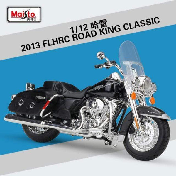 Planet Gates 2013 FLHRC ROAD KING 1:12 Harley 2003 DYNA SUPER  GLIDE SPORT Metal Motorcycle Diecast Bike Car Model Toy Collection Mini Moto Gift