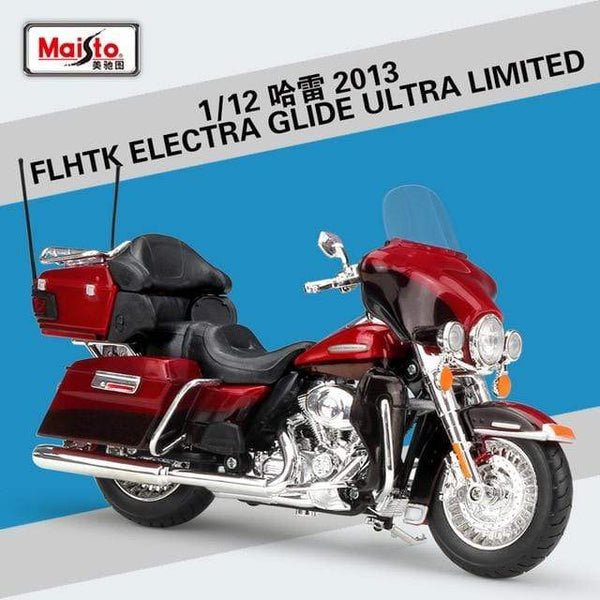 Planet Gates 2013 FLHTK ELECTRA 2 1:12 Harley 2003 DYNA SUPER  GLIDE SPORT Metal Motorcycle Diecast Bike Car Model Toy Collection Mini Moto Gift