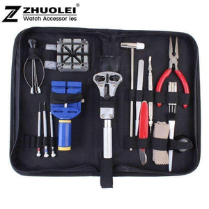 Planet Gates 2014 Free shipping 18/set New High Quality Practical table tool watch repair tool kit clock kit strap down the bottom opener