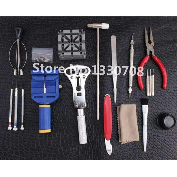 Planet Gates 2014 Free shipping 18/set New High Quality Practical table tool watch repair tool kit clock kit strap down the bottom opener
