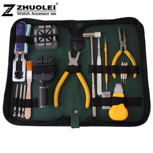 Planet Gates 2014 New High Quality 18pcs/set Nylon Watch Case Opener Horologe Remover Adjuster Repair Tools Portable Handy Box Set Kit
