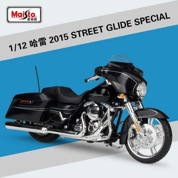 Planet Gates 2015 STREET GLIDE 1:12 Harley 2003 DYNA SUPER  GLIDE SPORT Metal Motorcycle Diecast Bike Car Model Toy Collection Mini Moto Gift