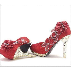 Planet Gates 2016 Glitter Gorgeous Wedding Bridal Evening Party Crystal High Heels Women Shoes Sexy Woman Pumps Fashion Bridal Shoes 9 color