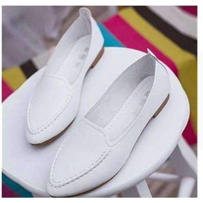 Planet Gates 2016 Women Flats Summer Style Casual Solid Pointed Toe Slip-On Flat Shoes Soft Comfortable Women Shoes Plus Size 35-40