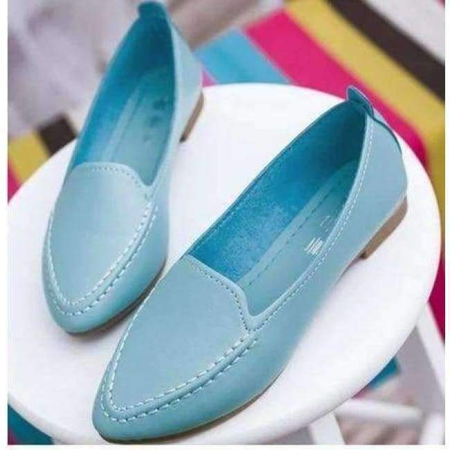 Planet Gates 2016 Women Flats Summer Style Casual Solid Pointed Toe Slip-On Flat Shoes Soft Comfortable Women Shoes Plus Size 35-40