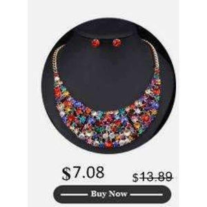 Planet Gates 2017 African Jewelry Sets Wedding Necklace Womens Jewellery Set Gold Color Necklace And Earrings 6Colors