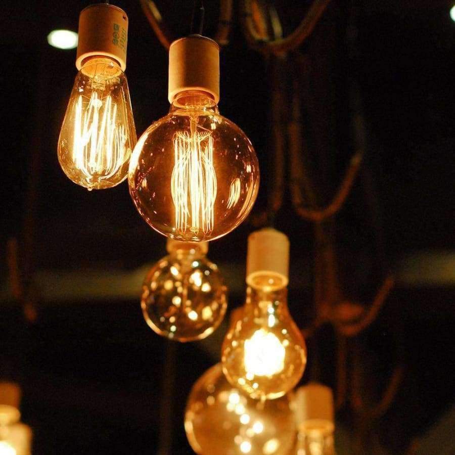 Planet Gates 2017 Edison Bulb E27 220V 40W ST64 A19 T45 G80 G95 G125 Incandescent filament bulb lighting Retro Edison Light Bulb