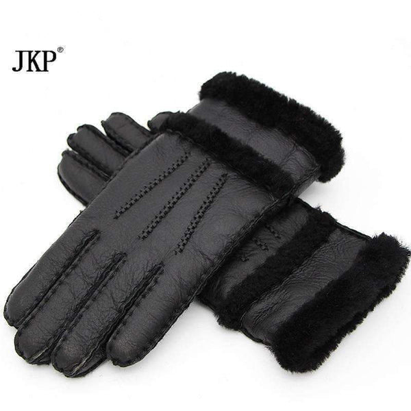 Planet Gates 2017 fashion winter ladies gloves leather warm gloves and gloves in warm leather black. high quality. very beautiful
