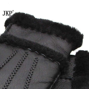 Planet Gates 2017 fashion winter ladies gloves leather warm gloves and gloves in warm leather black. high quality. very beautiful