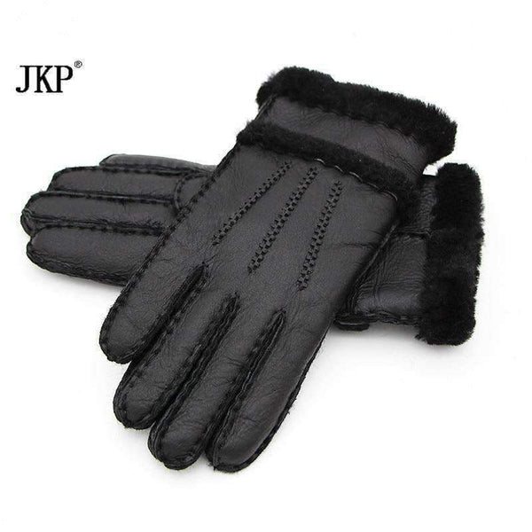 Planet Gates 2017 fashion winter ladies gloves leather warm gloves and gloves in warm leather black. high quality. very beautiful