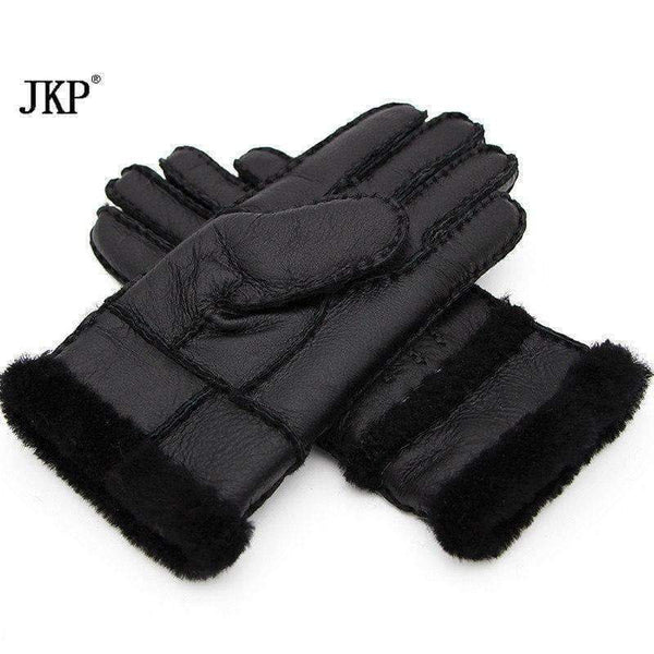 Planet Gates 2017 fashion winter ladies gloves leather warm gloves and gloves in warm leather black. high quality. very beautiful
