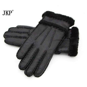 Planet Gates 2017 fashion winter ladies gloves leather warm gloves and gloves in warm leather black. high quality. very beautiful