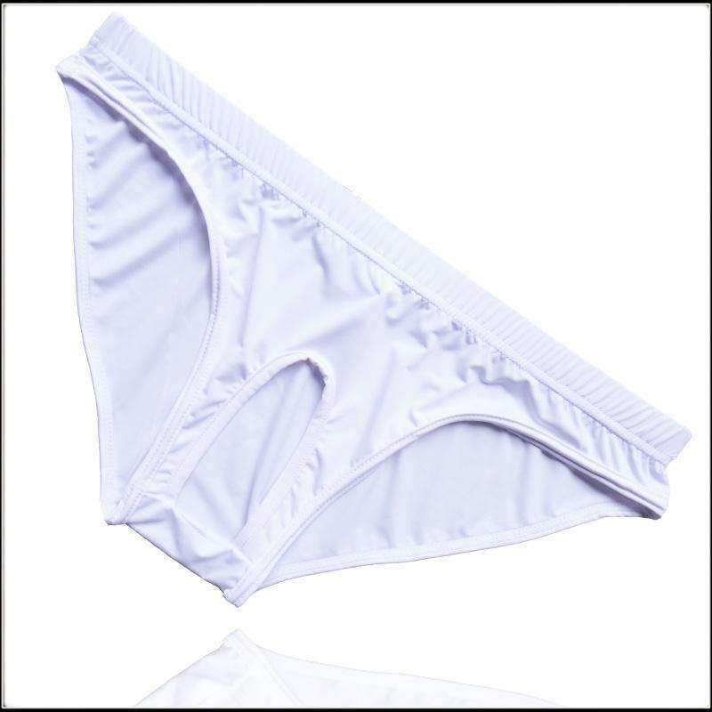 Planet Gates 2017 Free shipping Men's Comfortable Open Front Sheer Hole men's underwear Ice silk briefs Open jj sexy men underwear
