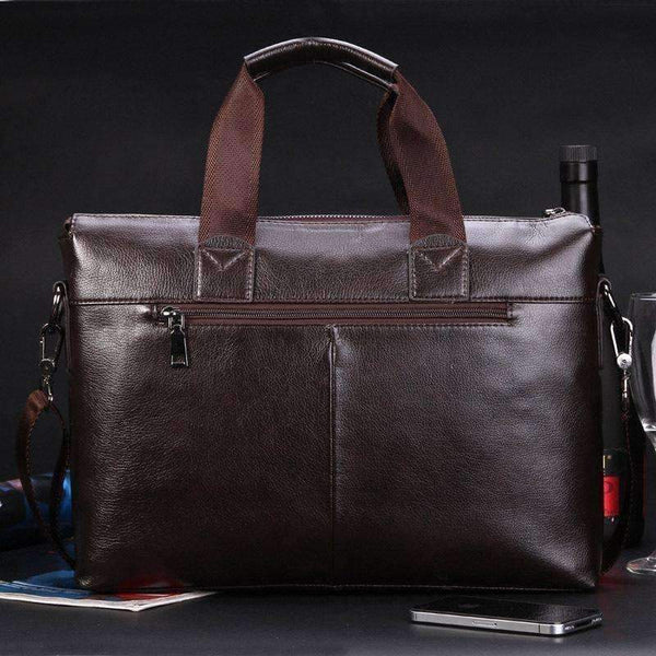 Planet Gates 2017 Men Casual Briefcase Business Shoulder Top Leather Bag Men Messenger Bags Computer Laptop Handbag Bag Men's Travel Bags