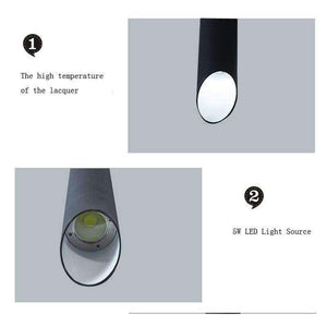 Planet Gates 2017 New Black/White Cylinder Aluminum LED Ceiling Lamp Exhibition Office Dome Light Commercial Brief Light