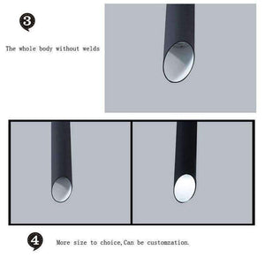 Planet Gates 2017 New Black/White Cylinder Aluminum LED Ceiling Lamp Exhibition Office Dome Light Commercial Brief Light