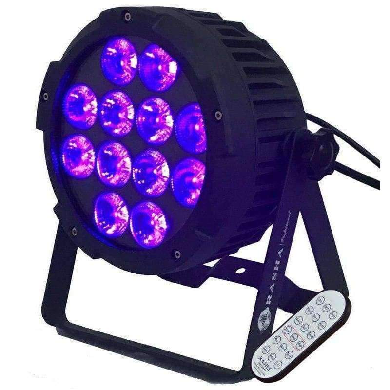 Planet Gates 2017 New Rodie 12*18W 6IN1 RGBAW UV Wireless Aluminum Cast LED FLAT PAR CAN Quite Low Noise LED Par Projector Stage Disco Light