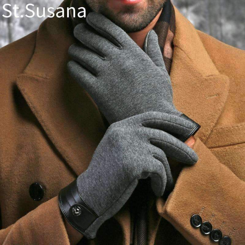 Planet Gates 2017 Winter Spring gloves Fashion cloth Gloves Big stretch cotton Men wrist plush Gloves comfortble Men touch screen Mittens