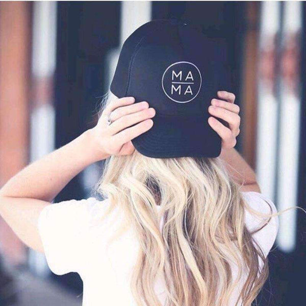 Planet Gates 2018 American Canada MAMA Baseball Cap MAMA Trucker Hat Black Snapback Gorras Bone Mother Mom Life Hat Outdoor Leisure Casquette
