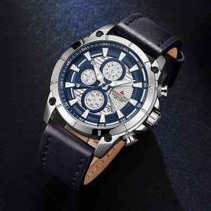 Planet Gates 2018 ARMIFORCE New Fashion Brand Men Watch Quartz Genuine Leather Band Watches Male Army Sport Military Chronograph Analog Clock