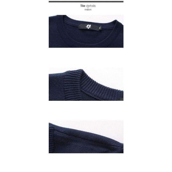 Planet Gates 2018 Есенен ежедневен мъжки пуловер с О-образно деколте на райета, слим крой, плетено облекло Мъжки пуловери Пуловери Мъжки пуловери Pull Homme M-5XL