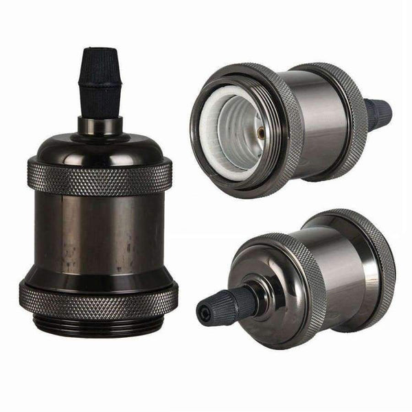 Planet Gates 2018 Best Quality E27 Antique Retro Lamp Holder Light Bases Pendant Bulb Adaptor Lighting Socket Ceiling Light 5 Color to Choice