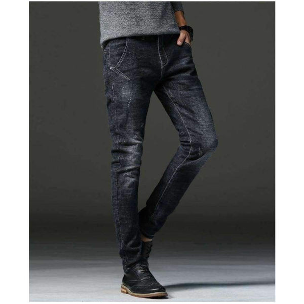 Planet Gates 2018 Черни тесни дънки за мъже, зима, есен, еластични дънки, мъжки еластични ежедневни тънки дънки, мъжки качествени дънки Homme