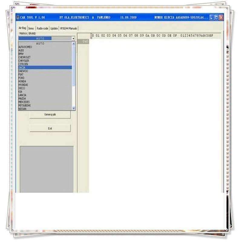 Planet Gates 2018 car tool software cartool v1.06 immo tool sotware for  for immo and airbag reset work perfect and free shipping
