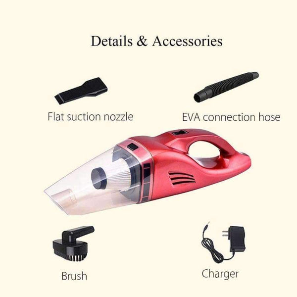 Planet Gates 2018 Car Vacuum Cleaner 12V 100W Dry Wet Dual Used Hand Held Rechargeable Cyclonic Vacuum Cleaner Partable for Home Appliances