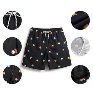 Planet Gates 2018 Cartoon swimwear men shorts Breathable man swimming short Quick dry swimsuit summer beachshorts hot sale swim men briefs