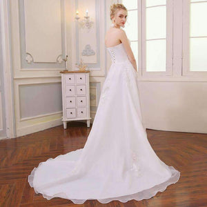 Planet Gates 2018 Cheap Vintage Belt Long Train Wedding Dresses 2018 Robe de Mariee Sirene Vestidos Bridal