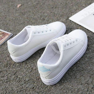 Planet Gates 2018 Fashion Canvas Shoes Women Vulcanization Shoes Brand Woman Breathable Casual Flats white Shoes Sneakers  Women's #LL&1821