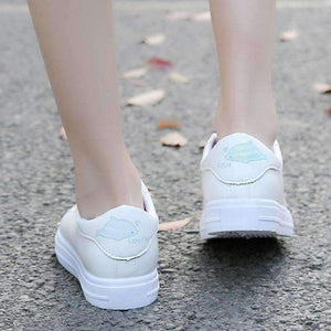 Planet Gates 2018 Fashion Canvas Shoes Women Vulcanization Shoes Brand Woman Breathable Casual Flats white Shoes Sneakers  Women's #LL&1821
