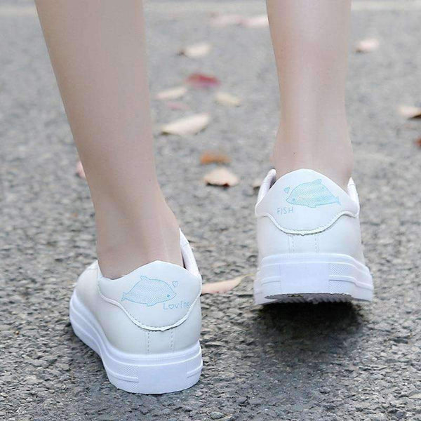 Planet Gates 2018 Fashion Canvas Shoes Women Vulcanization Shoes Brand Woman Breathable Casual Flats white Shoes Sneakers  Women's #LL&1821